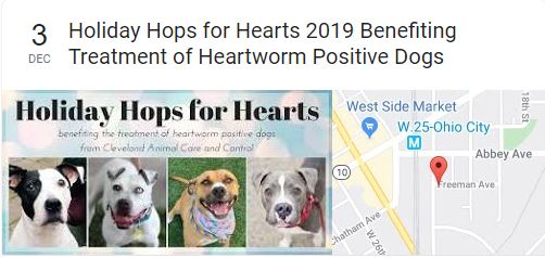 December 3 - Holiday Hops For Hearts 2019