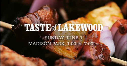June 9 - Taste of Lakewood
