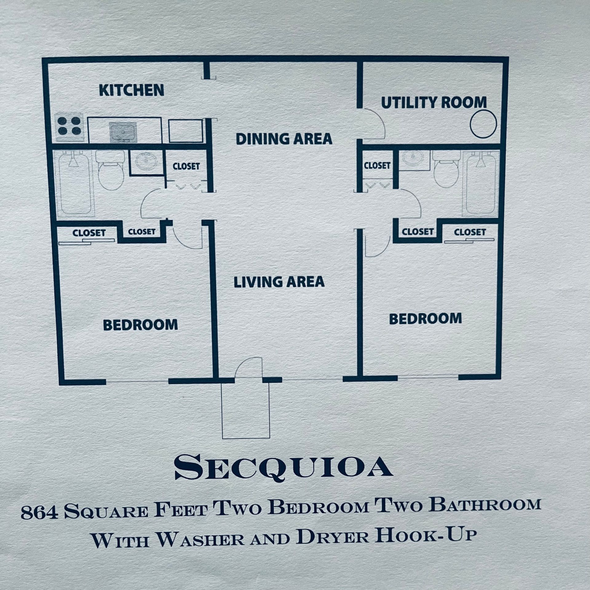 2 Bed and 2 Bath Apartments with In-Unit Laundry for Rent | Completely Renovated Image